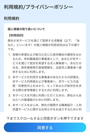 キャリオス1DAYの利用規約