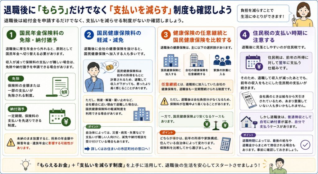 「支払いを減らす」制度